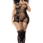 1105X Fishnet Bodystocking Color Black Size Only Size