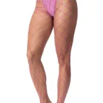 1106 Fence Net Pantyhose Color Neon Pink Size Only Size