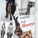 1147 Floral Fishnet Bodystocking Color Black Size Only Size - Image 5