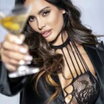 1150 Rose Fishnet Chemise Black Color Black Size Only Size - Image 4
