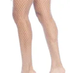 Alternative view of 1172 Nurse Fishnet Thigh High Color White-Red Size Only Size