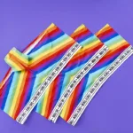 122B Rainbow Cheeky Short Color Only Color Size S/M - Image 4