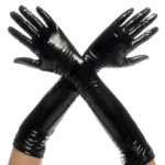 125 Cruella High Gloves Color Gloss Black Size L/XL