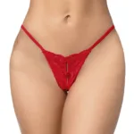 Alternative view of 132 Thong Color Red Size L/XL
