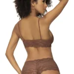 Alternative view of 206 Panty and Top Lace Set Color Cocoa Size M