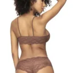 207 Panty and Top Lace Set Color Cocoa Size L - Image 3