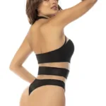 Alternative view of 2744 Kiki Bodysuit Color Nude-Black Size L