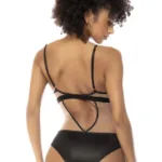 Alternative view of 2746 Fleur Bodysuit Color Nude-Black Size L