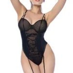 2807 Bodysuit Color Black Size S/M - Image 4