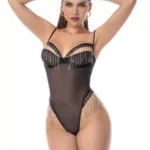 2813 Bodysuit Color Black Size L/XL