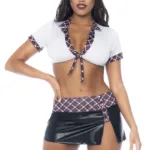 Alternative view of 60044 Costume School Girl Color As Shown Size L/XL