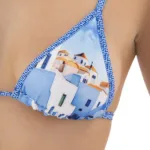 67177 Two Piece Swimsuit Color Santorini Blue Size S/M - Image 3