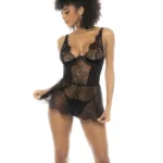 7549 Raven Babydoll Color Black Size XL - Image 3