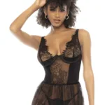 7549 Raven Babydoll Color Black Size XL