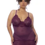 7554X Babydoll Color Wine Size 3-4XL - Image 4