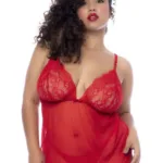 7562X Babydoll Color Red Size 1-2XL - Image 3