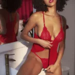 7562 Babydoll Color Red Size S/M - Image 3