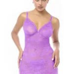 7613 Babydoll with matching Panty Color Wild Orchid Size L/XL - Image 4
