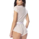 Alternative view of 80017 Romper Color White Size L/XL