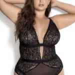 8654X Bodysuit Color Black Size 1-2XL