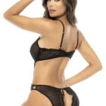 Alternative view of 8856 Paris Bodysuit Color Black Size L/XL