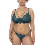 8866X Three Piece Set Color Sea Green Size 3-4XL