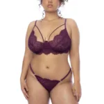 8866X Three Piece Set Color Wine Size 1-2XL