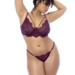 8866X Three Piece Set Color Wine Size 1-2XL - Image 3