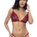 8876 Two Piece Set Color Rosewood Size L/XL