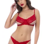 8903 Two Piece Set Color Red Size L/XL - Image 3