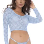 8918 Two Piece Set Color Light Blue Size L/XL - Image 3
