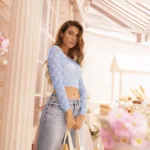 8918 Two Piece Set Color Light Blue Size L/XL