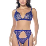 8944 Three Piece Set Color Sapphire Blue Size L/XL - Image 9