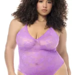 Alternative view of 8950X Bodysuit Color Wild Orchid Size 1-2XL