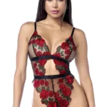 8961 Teddy Color Black-Red Size S/M - Image 3