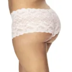 Alternative view of 90X Lace Boyshort Color White Size 2-3XL