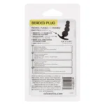 Boundless Beaded Plug Black