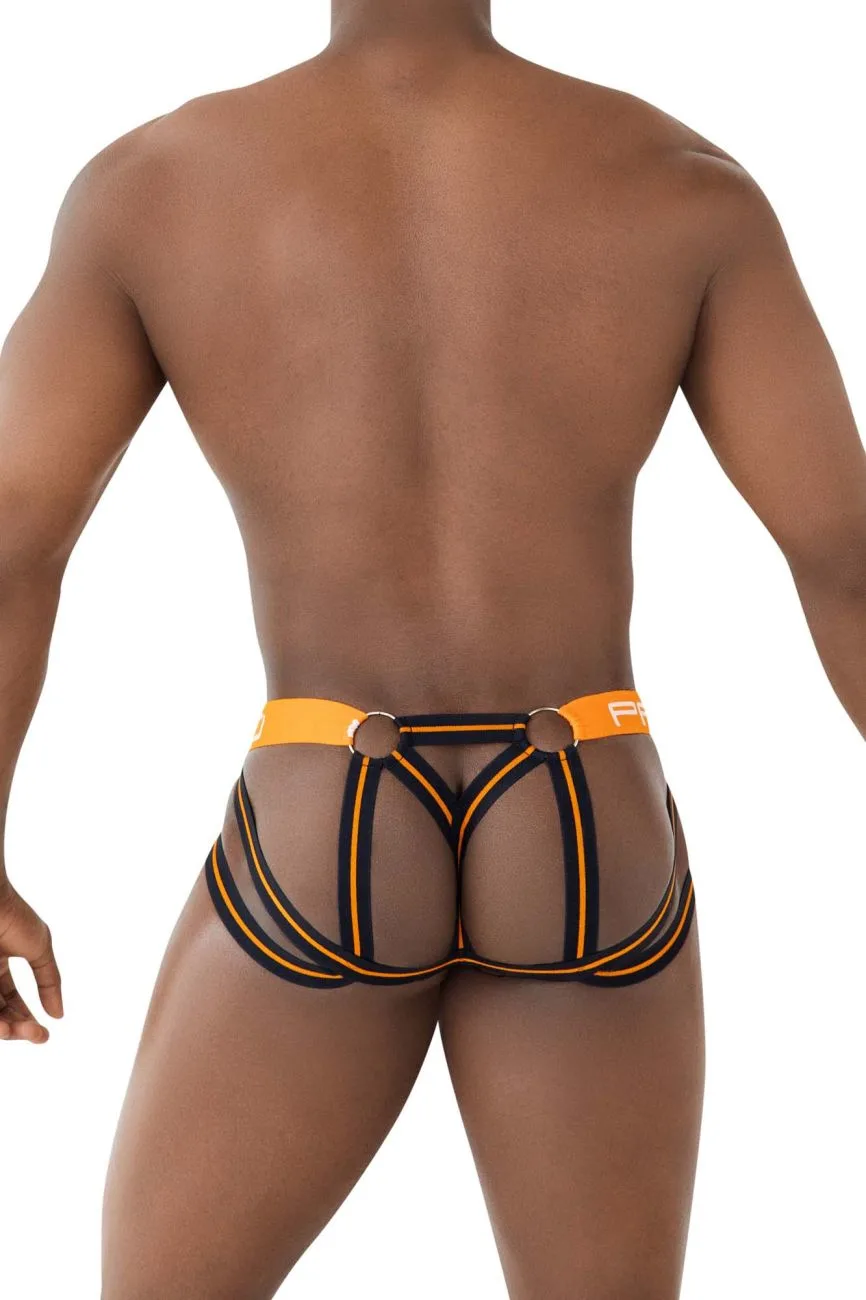 2305 Mesh Jockstrap Color Orange Size M - Image 2