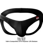 PIK 0979X Angola Jockstrap Color Black Size 2-3XL - Image 7