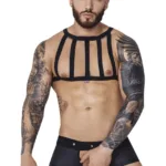 PIK 1086 Hard Harness Jockstrap Color Black Size S
