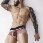 PIK 1096 Clandestine Velvet Trunks Color Pink Size S - Image 4
