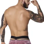 Alternative view of PIK 1096 Clandestine Velvet Trunks Color Pink Size S