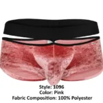 PIK 1096 Clandestine Velvet Trunks Color Pink Size S - Image 8