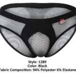 PIK 1289 Itadaki Briefs Color Black Size S - Image 9