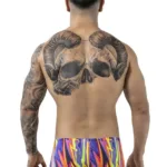 Alternative view of PIK 1828 Abstract Trunks Color Purple Size M