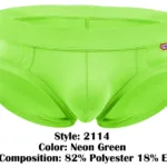 PIK 2114 Lenox Briefs Color Neon Green Size L - Image 9