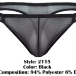 PIK 2115 Amusing Thongs Color Black Size M - Image 7
