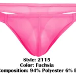 PIK 2115 Amusing Thongs Color Fuchsia Size XL - Image 7