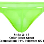 PIK 2115 Amusing Thongs Color Neon Green Size S - Image 7
