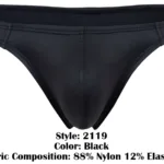 PIK 2119 Candy Thongs Color Black Size S - Image 7